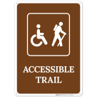 Accessible Trail With Graphic Sign