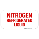 Nitrogen Refrigerated Liquid Sign