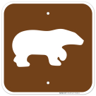 Bear Viewing Area Sign
