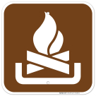 Campfires Symbol Only Sign