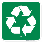 Recycling Graphic Only Sign