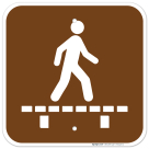 Walk On Boardwalk Sign