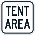 Tent Area Sign