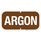Argon Sign, (SI-6347)