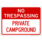 Private Campground Sign