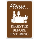 Please Register Before Entering Sign