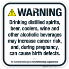 Drinking Distilled Spirits Beer Coolers Wine And Other Sign
