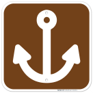 Marina Symbol Only Sign