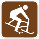 Skiing Bobbing Sign