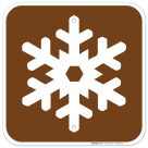 Winter Recreation Area Graphic Only Sign