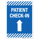 Patient Check-In Sign, Covid Vaccine Sign, (SI-6395)