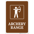 Archery Range With Symbol Sign
