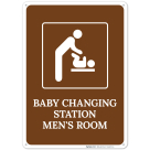 Baby Changing Station Men's Room Sign