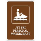 Jet Ski Personal Watercraft With Graphic Sign