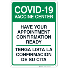 Covid-19 Vaccine Center Sign, Covid Vaccine Sign