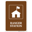 Ranger Station With Graphic Sign