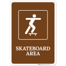 Skateboard Area Sign