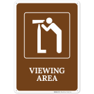 Viewing Area With Graphic Sign