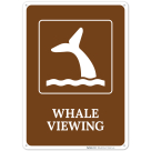 Whale Viewing With Symbol Sign