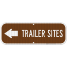Trailer Sites With Left Arrow Sign