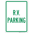 RV Parking Sign