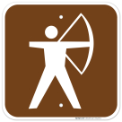 Archery Graphic Only Sign