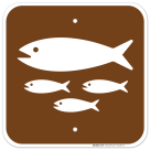 Fish Hatchery Graphic Only Sign