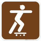 Skateboarding Graphic Only Sign