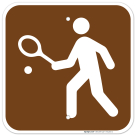 Tennis Graphic Only Sign