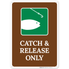 Catch And Release Only Sign