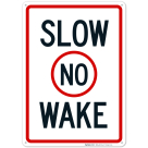 Slow No Wake Sign,(SI-64425)