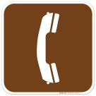 Telephone Symbol Sign