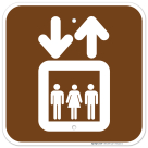 Elevator Symbol Sign