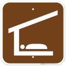 Sleeping Shelter Symbol Sign