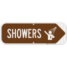 Showers With Symbol Sign