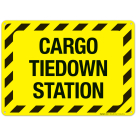 Cargo Tiedown Station Sign