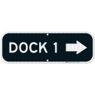 Dock 1 With Right Arrow Sign