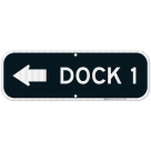 Dock 1 With Left Arrow Sign