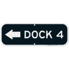 Dock 4 With Left Arrow Sign