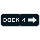 Dock 4 With Right Arrow Sign