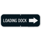 Loading Dock Right Arrow Symbol Sign