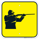 Rifle Range Symbol Sign