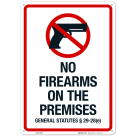 Connecticut No Firearms On The Premises Sign