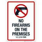 Idaho No Firearms On The Premises Sign