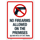 Missouri No Firearms Allowed On The Premises Sign