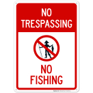 No Fishing With Graphic Sign, (SI-64736)