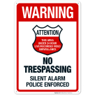Attention This Area Under 24 Hour Live Recorded Video Surveillance Sign