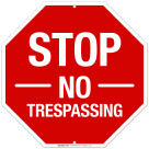 No Trespassing Sign, (SI-64811)