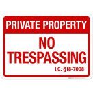 Idaho No Trespassing Private Property Sign