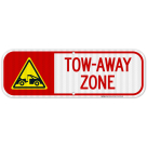 Tow Away Zone With Graphic Sign, (SI-65305)